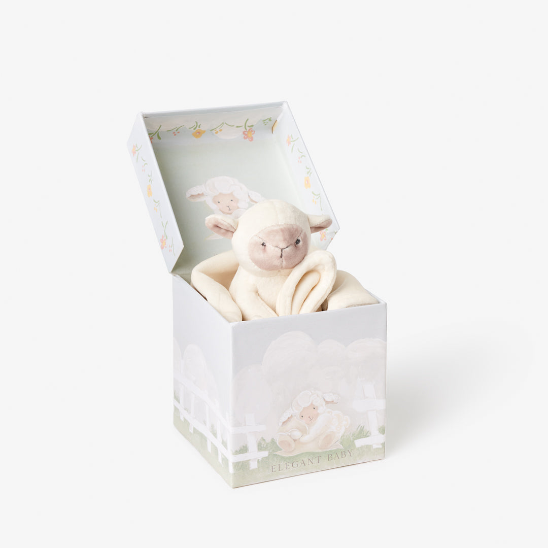 Lovie Lamb with Blankie