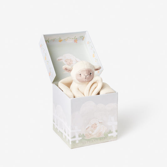 Lovie Lamb with Blankie