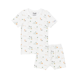 Farm Animals on Cream 2-pc Pajamas