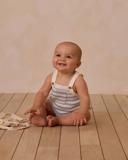 Blue Stripe Ashton Romper