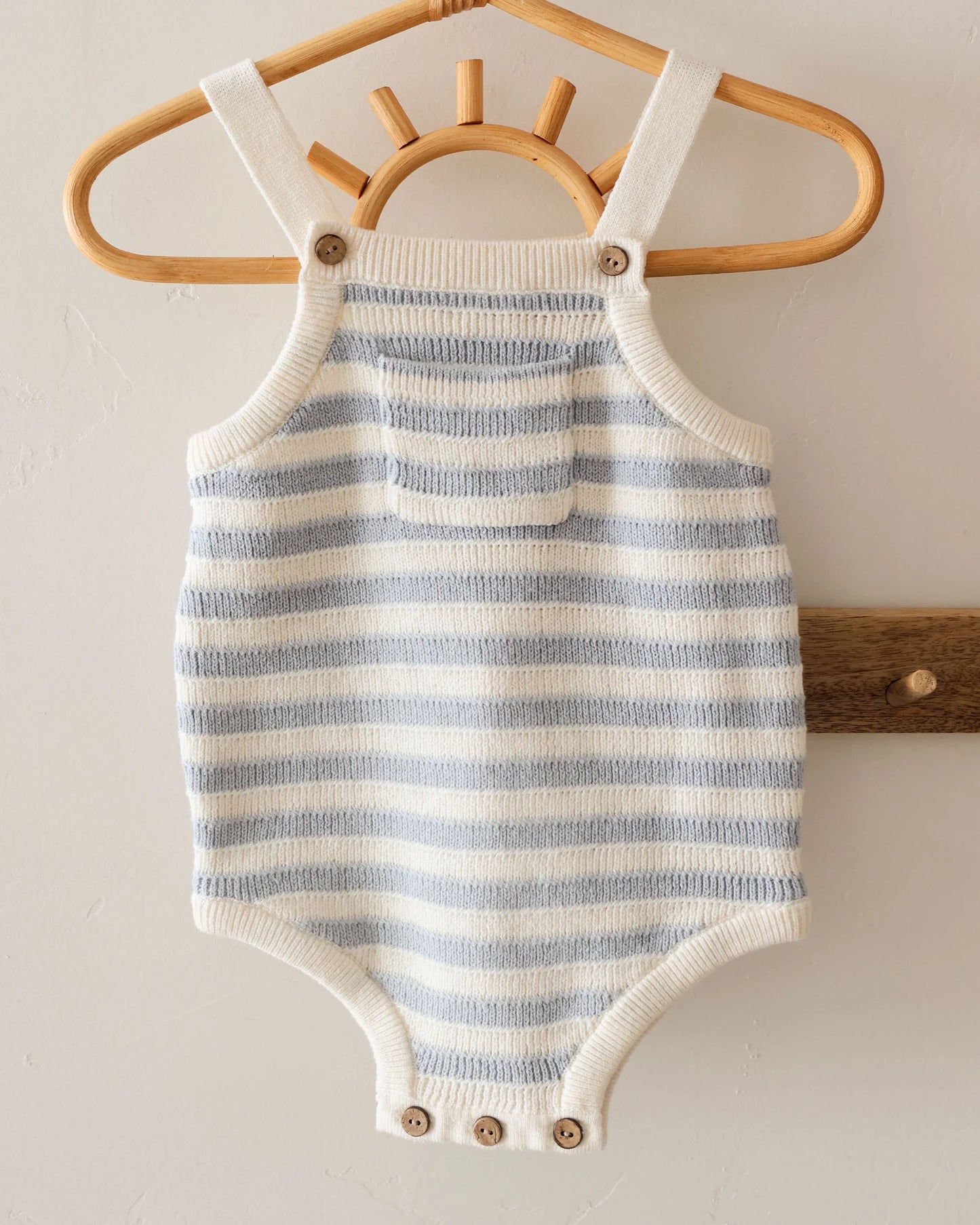Blue Stripe Ashton Romper