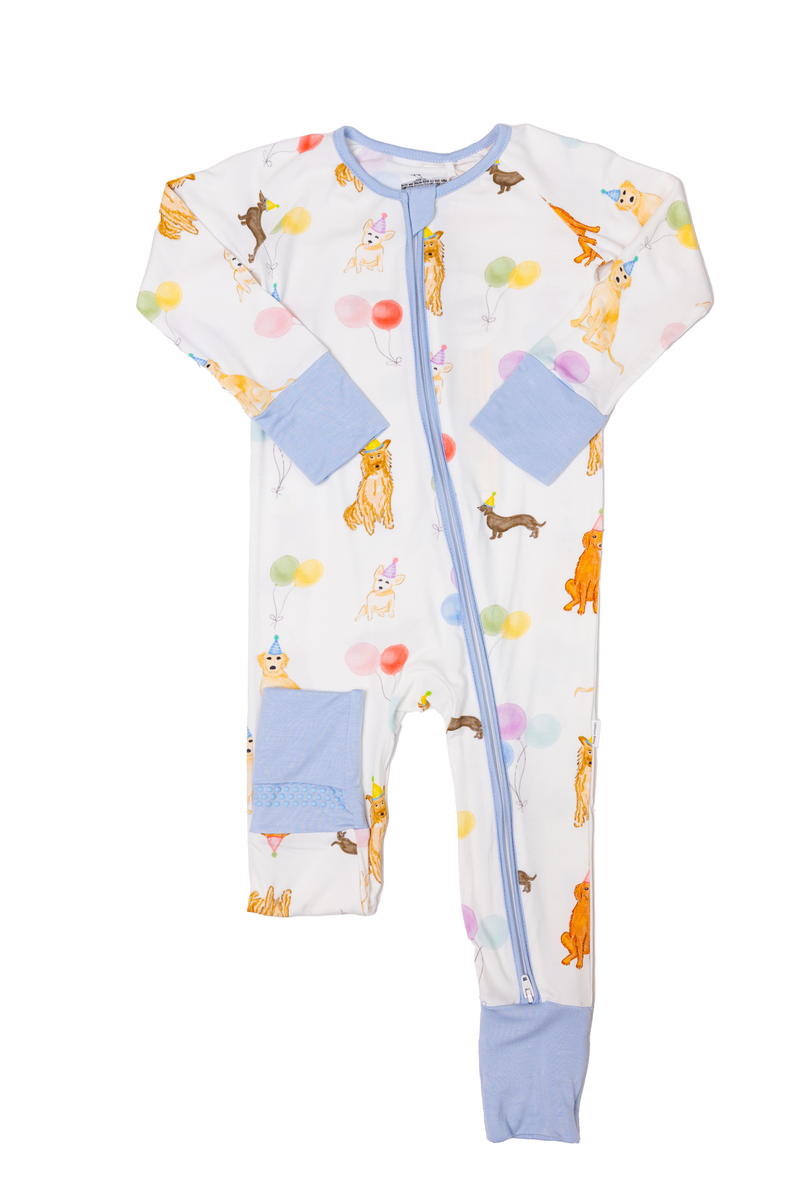 Blue Dog Party Convertible Sleeper