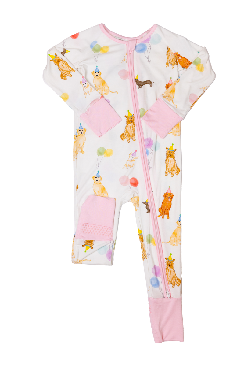 Pink Dog Party Convertible Sleeper