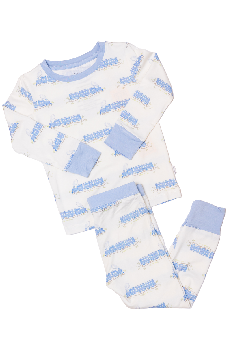 2-Pc Train Pajamas