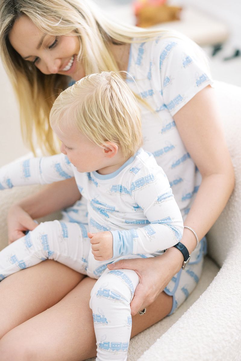 2-Pc Train Pajamas
