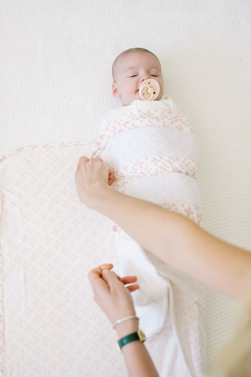 Pink Clover Swaddle