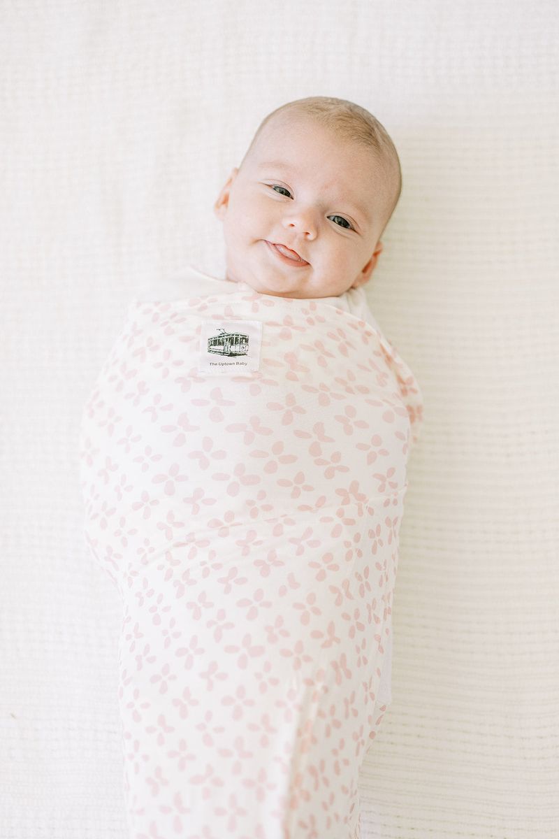 Pink Clover Swaddle