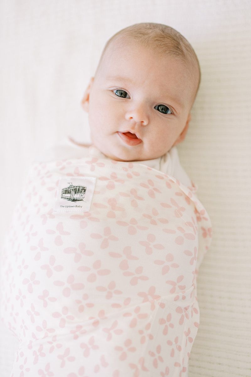 Pink Clover Swaddle