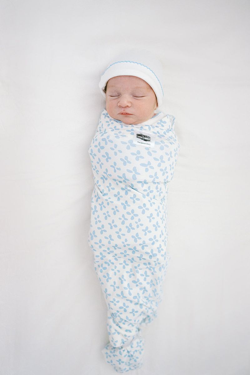Blue Clover Swaddle