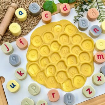 Lowercase Alphabet Stamping Stones