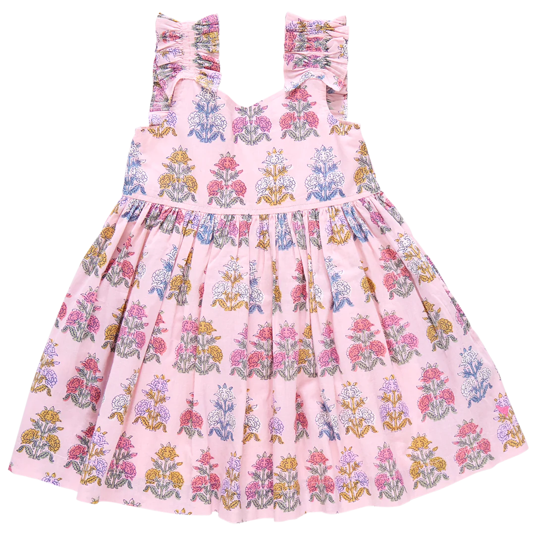 Via Pink Flowerette Dress