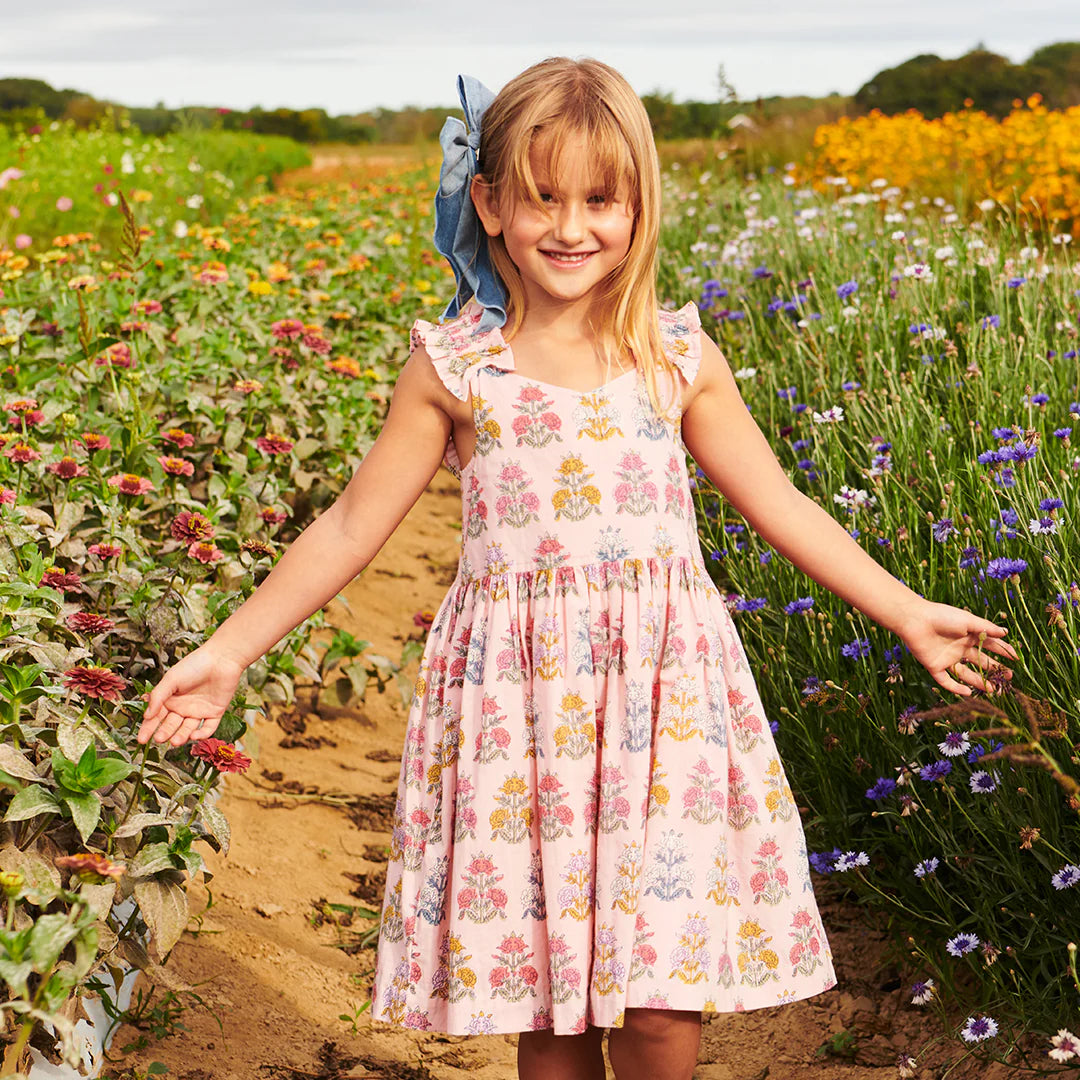 Via Pink Flowerette Dress