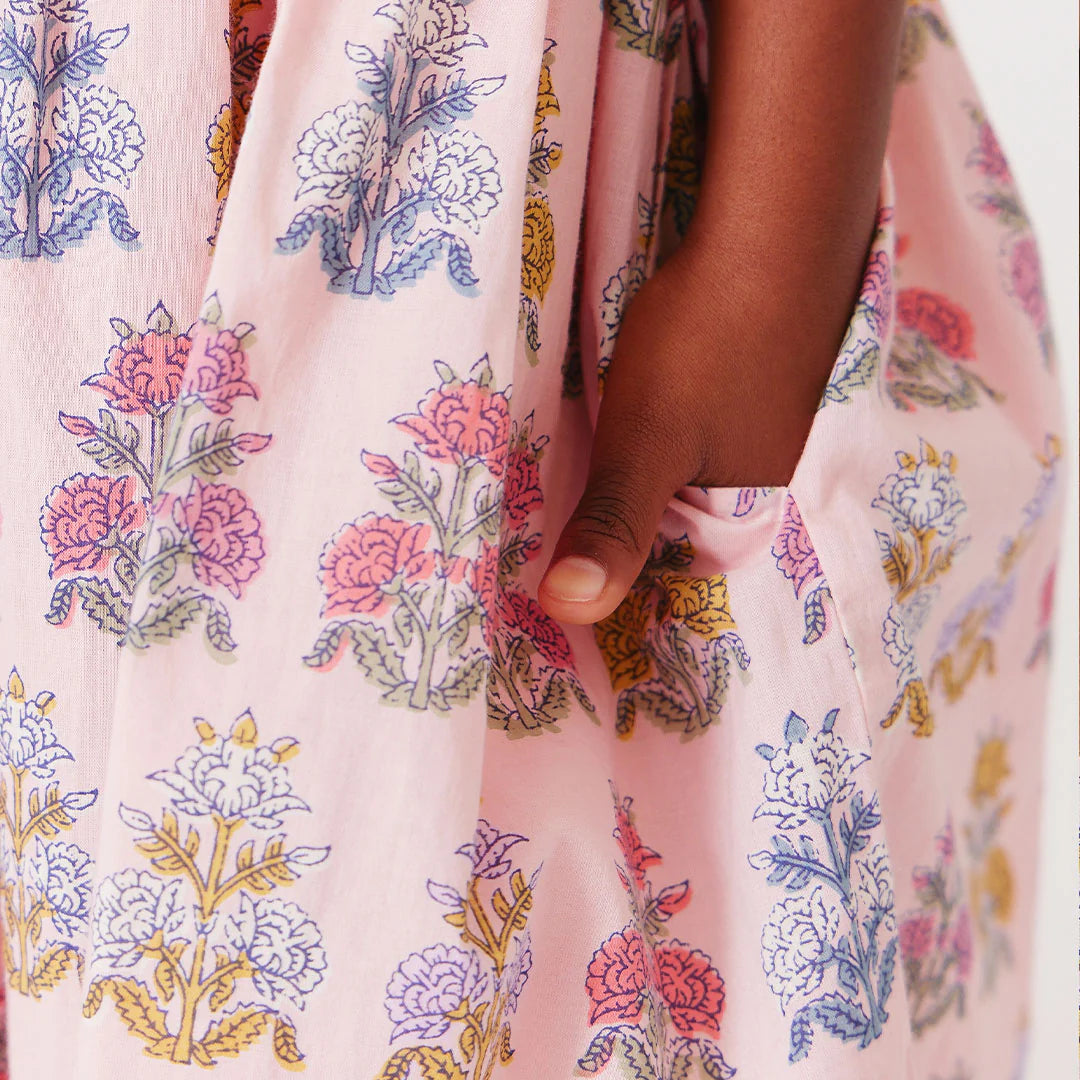 Via Pink Flowerette Dress