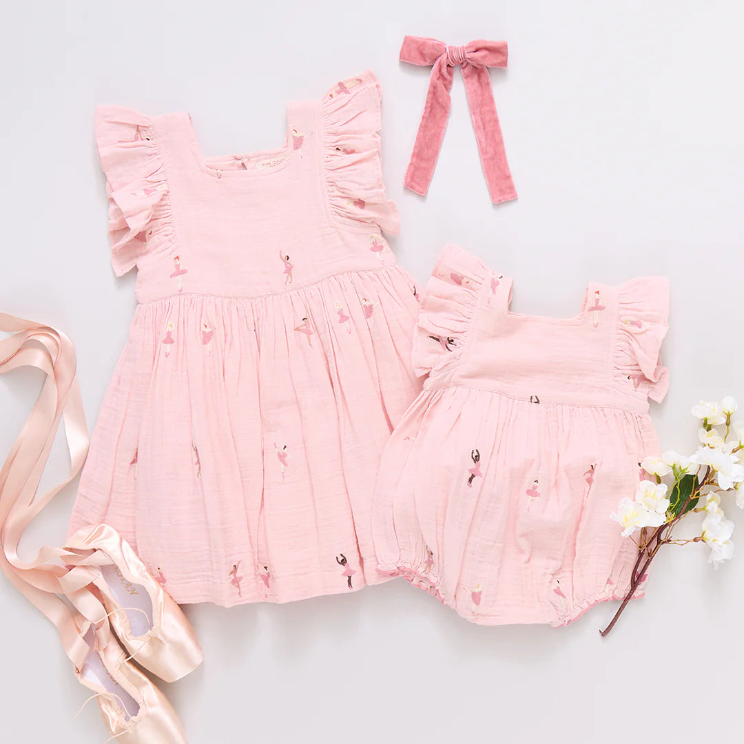 Elsie Ballerina Embroidery Dress