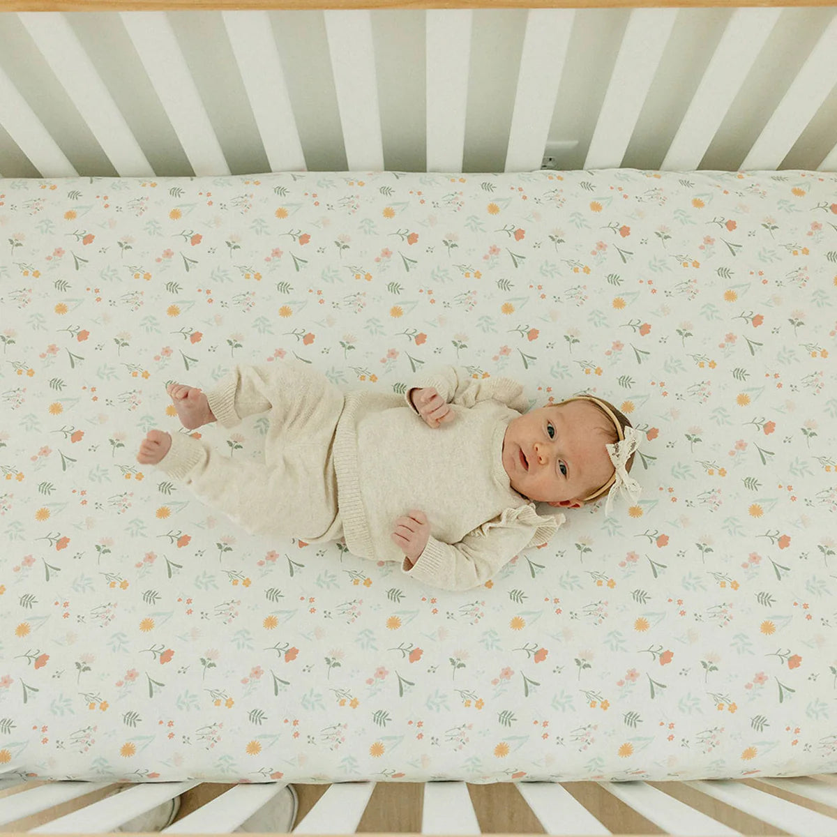 Mabel Premium Crib Sheet