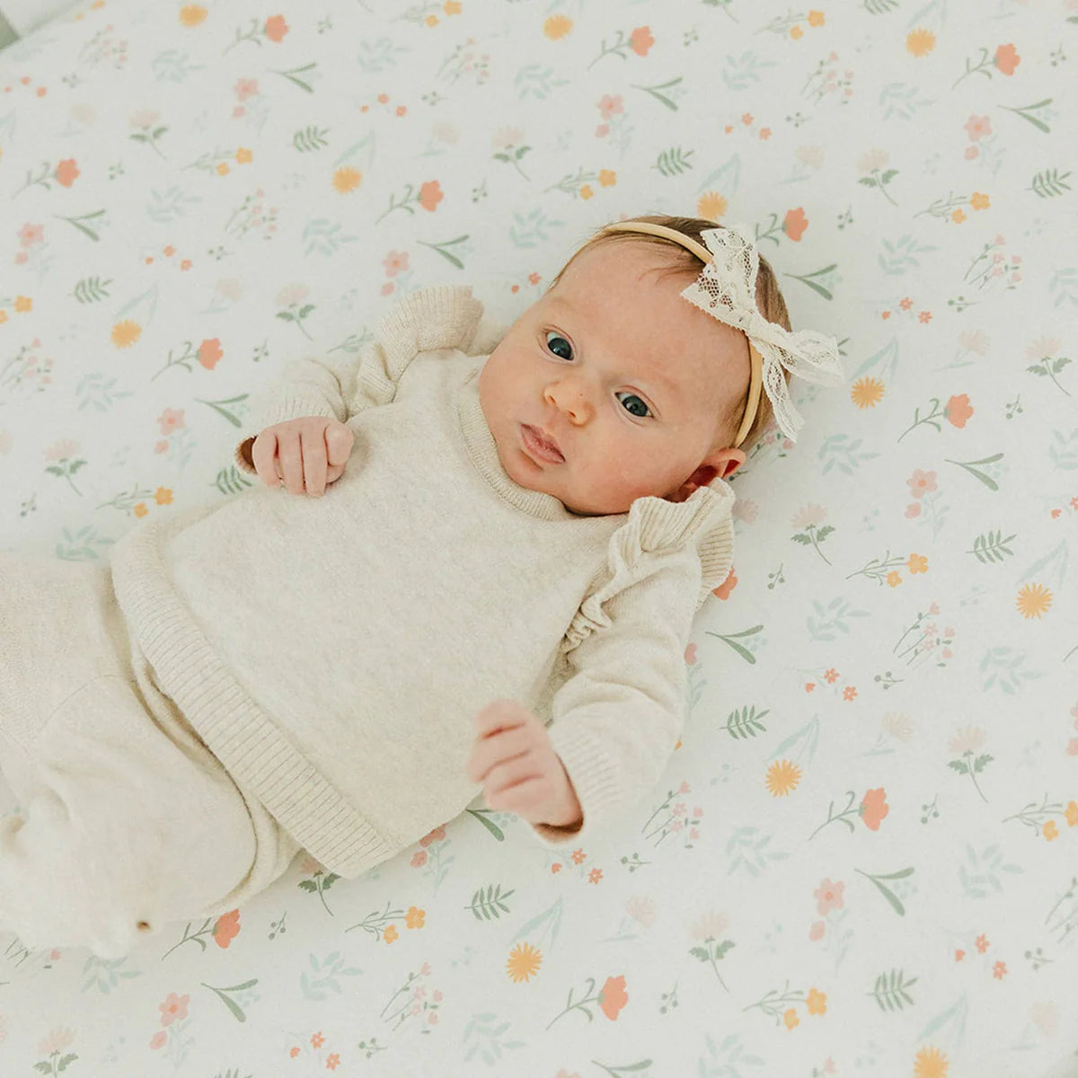 Mabel Premium Crib Sheet