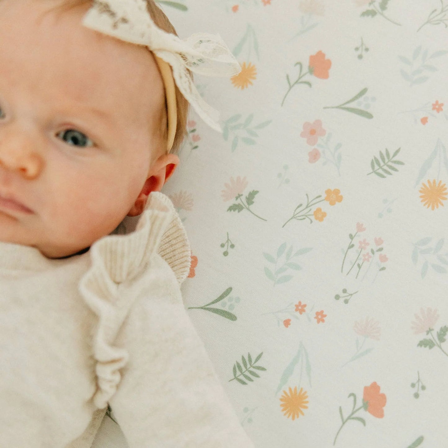 Mabel Premium Crib Sheet