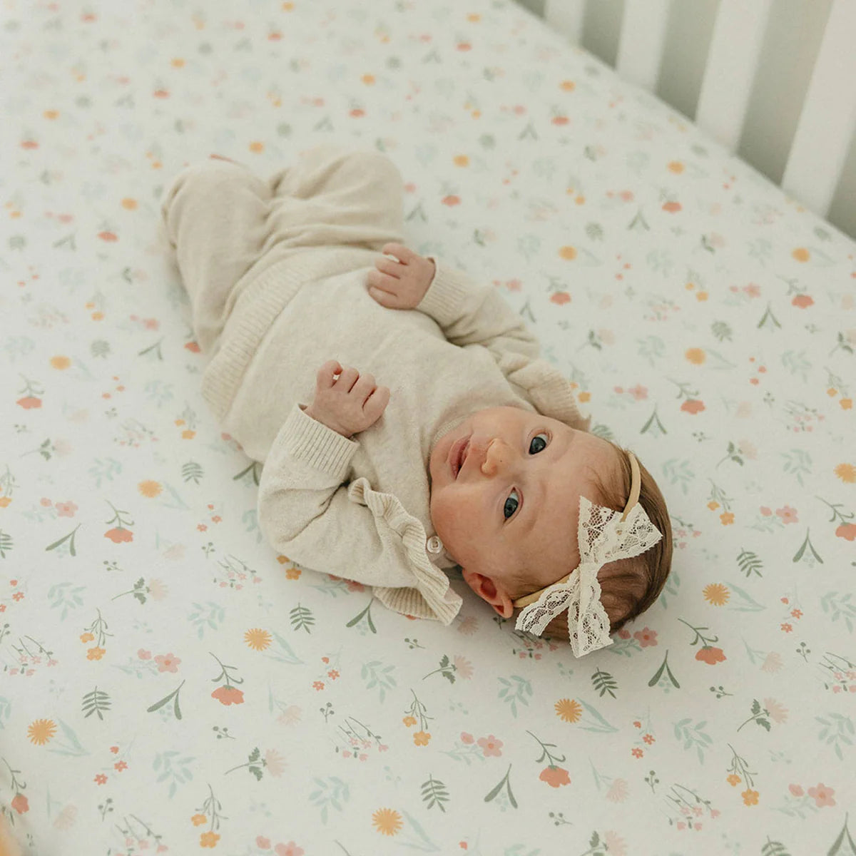 Mabel Premium Crib Sheet