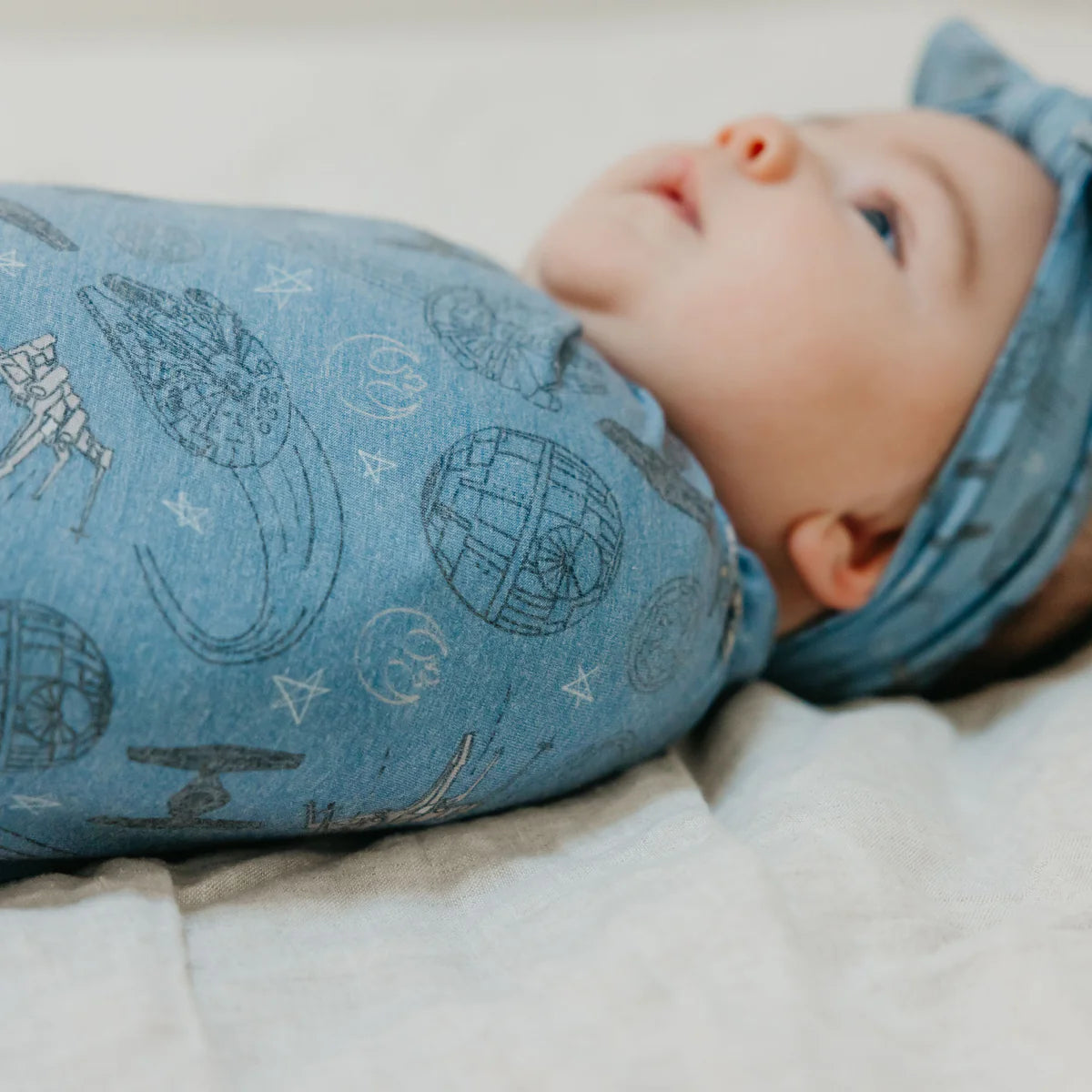 Starships Single Knit Blanket