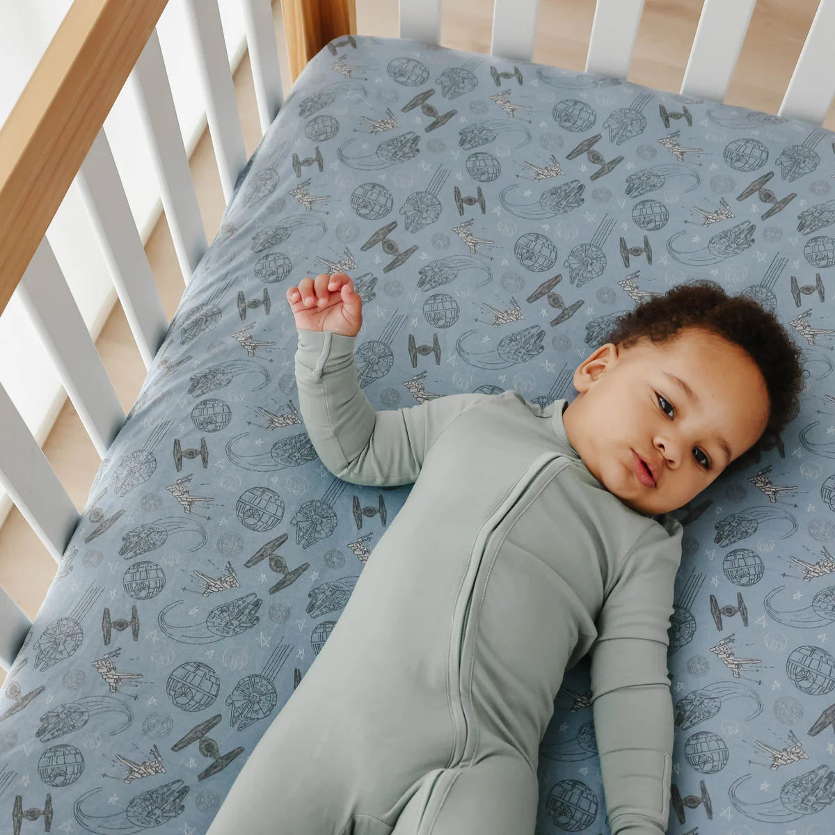 Starships Premium Crib Sheet