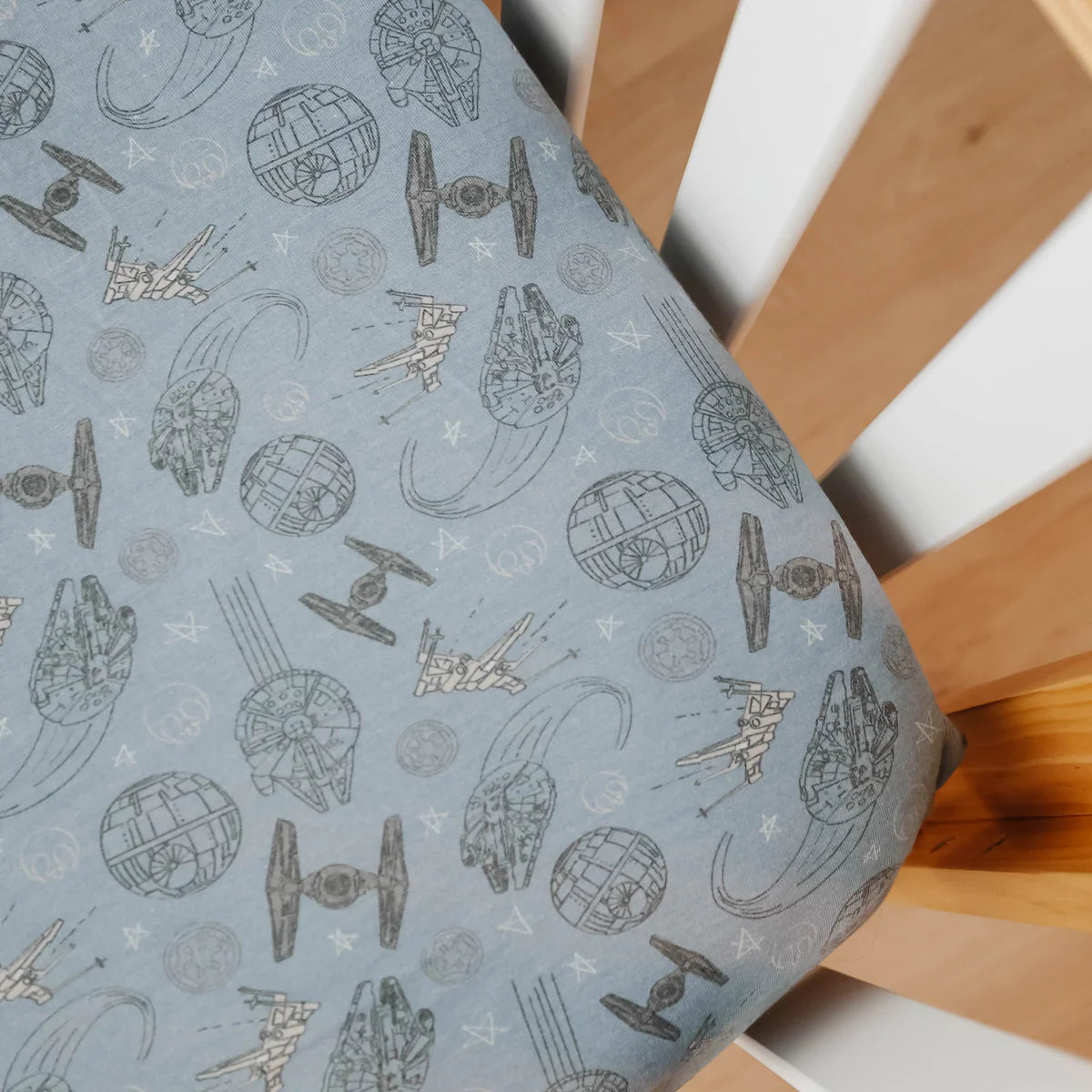 Starships Premium Crib Sheet
