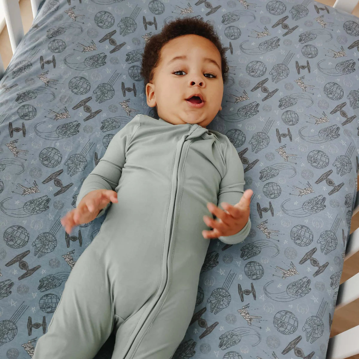 Starships Premium Crib Sheet