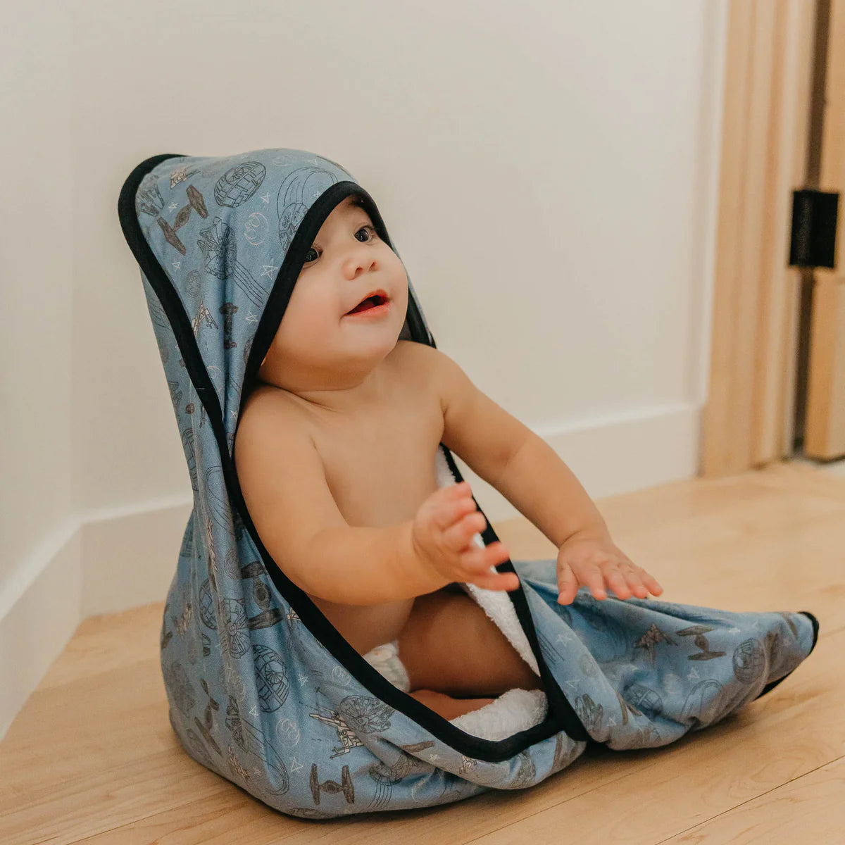 Starships Premium Knit Hooded Towel