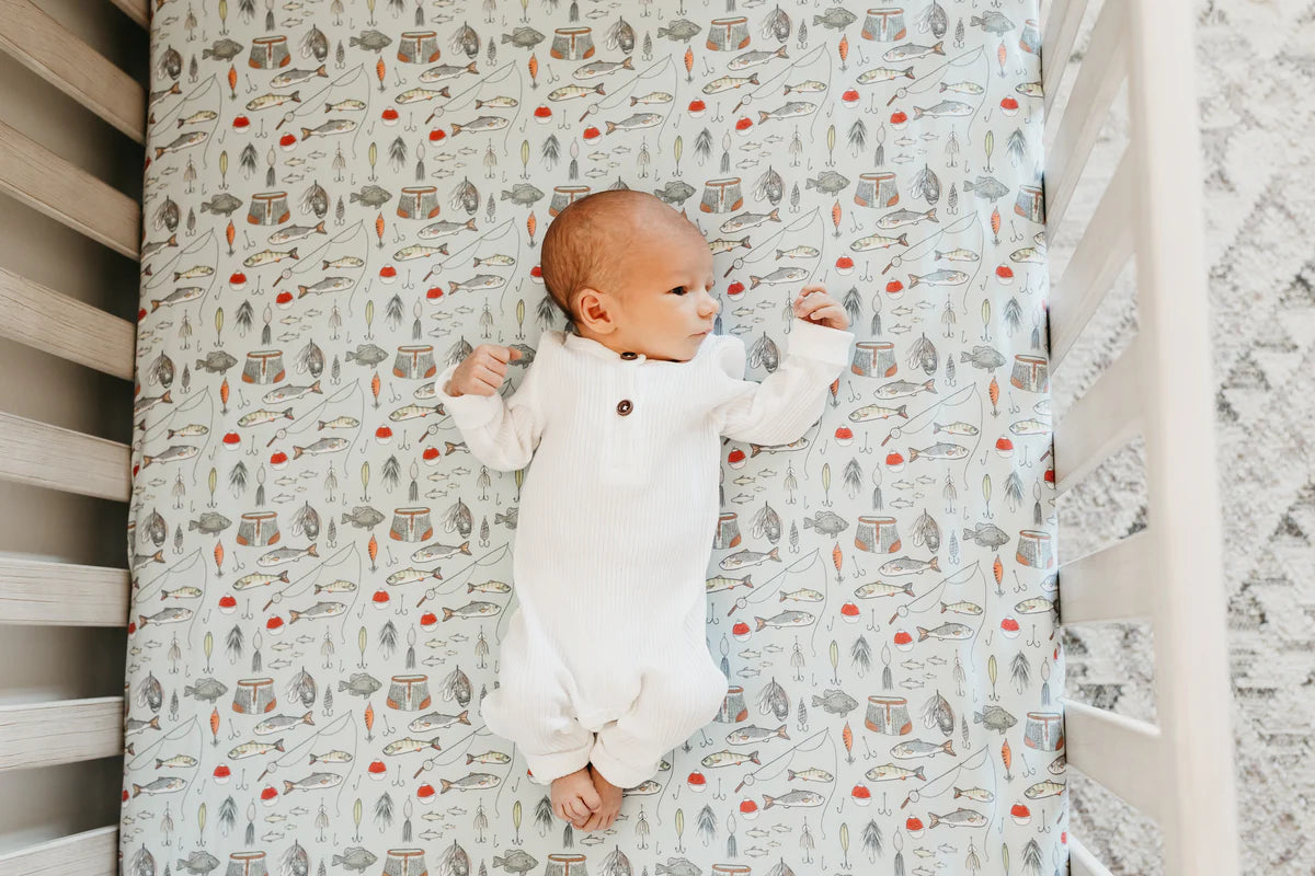 Trout Premium Crib Sheet