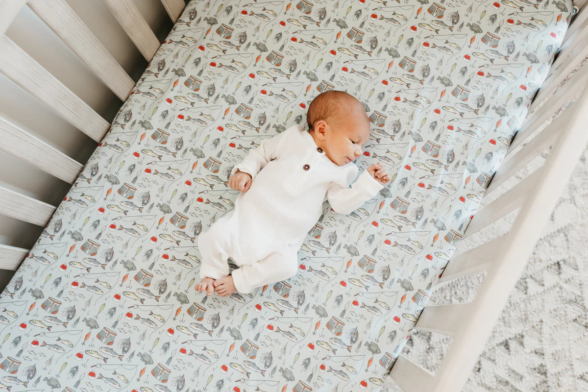 Trout Premium Crib Sheet