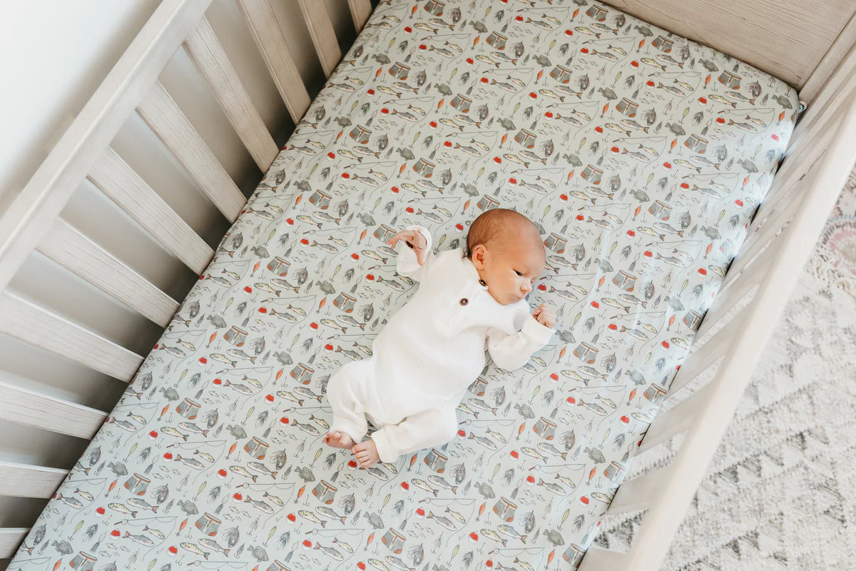 Trout Premium Crib Sheet
