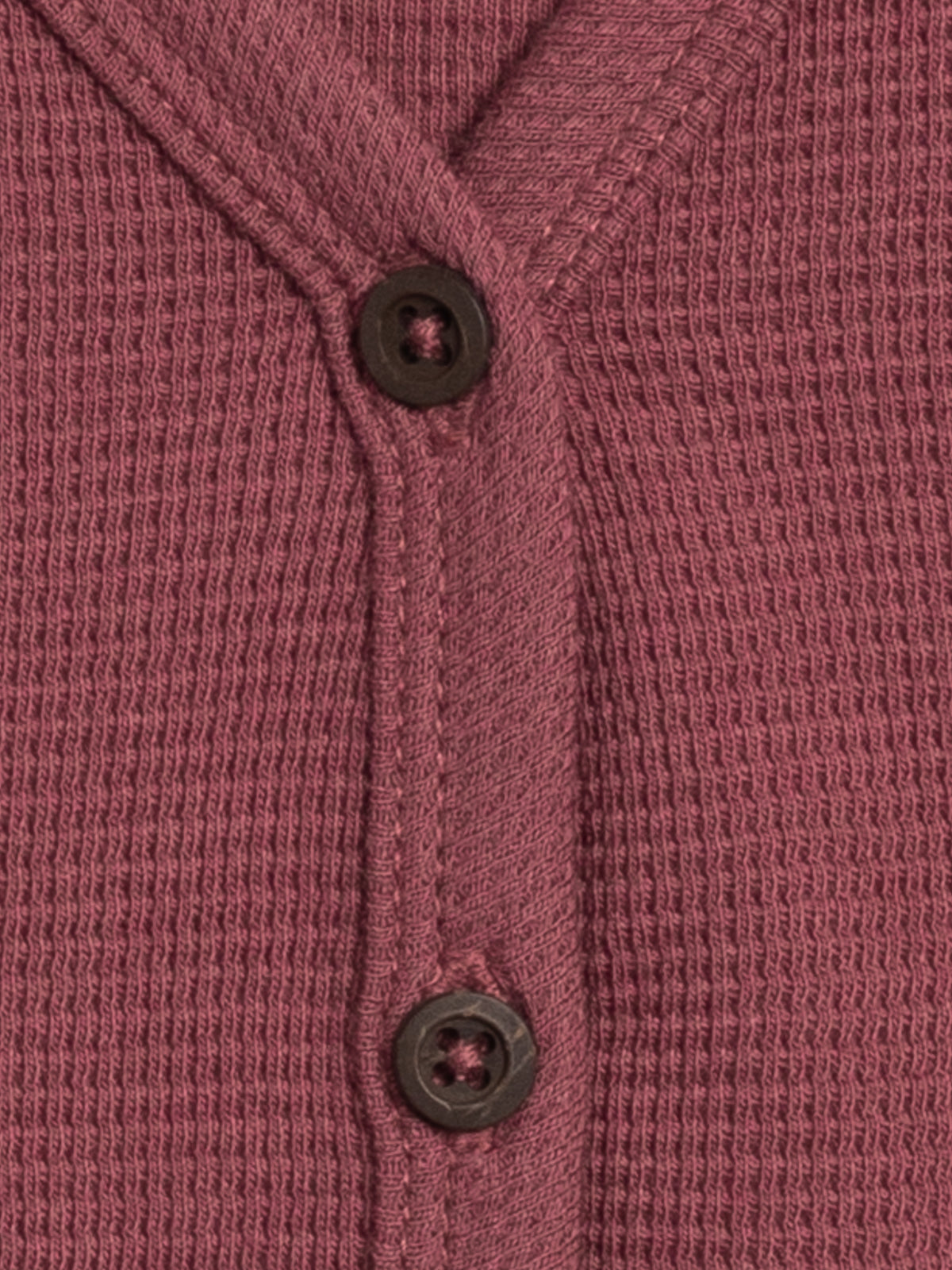 Wells Waffle Mulberry Cardigan