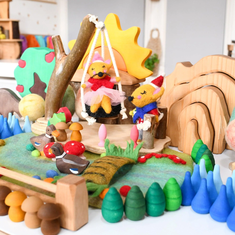 Felt Boy or Girl Christmas Mice