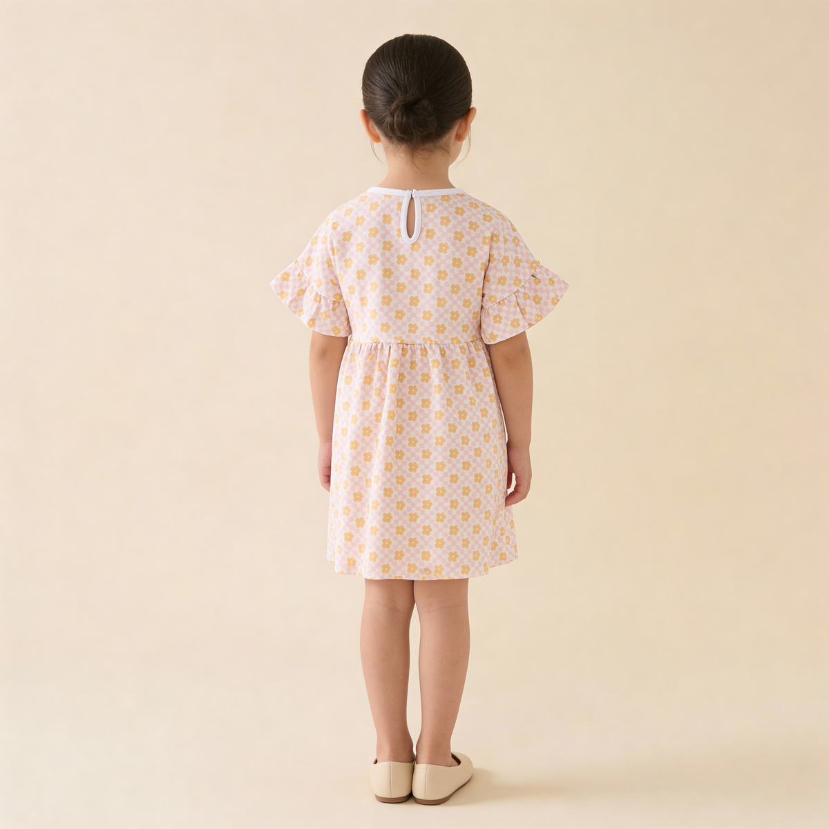 Pop Floral Organic Dress