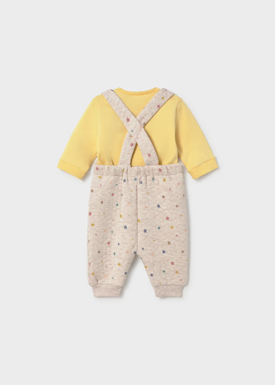Baby Boys’ 2 Pc Stars On Cream Outfit
