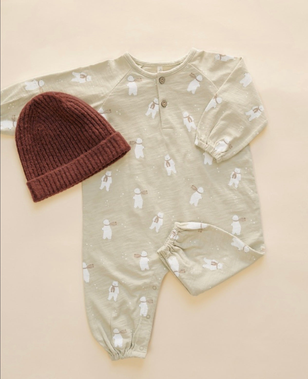 Polar Bears Henley Jumpsuit