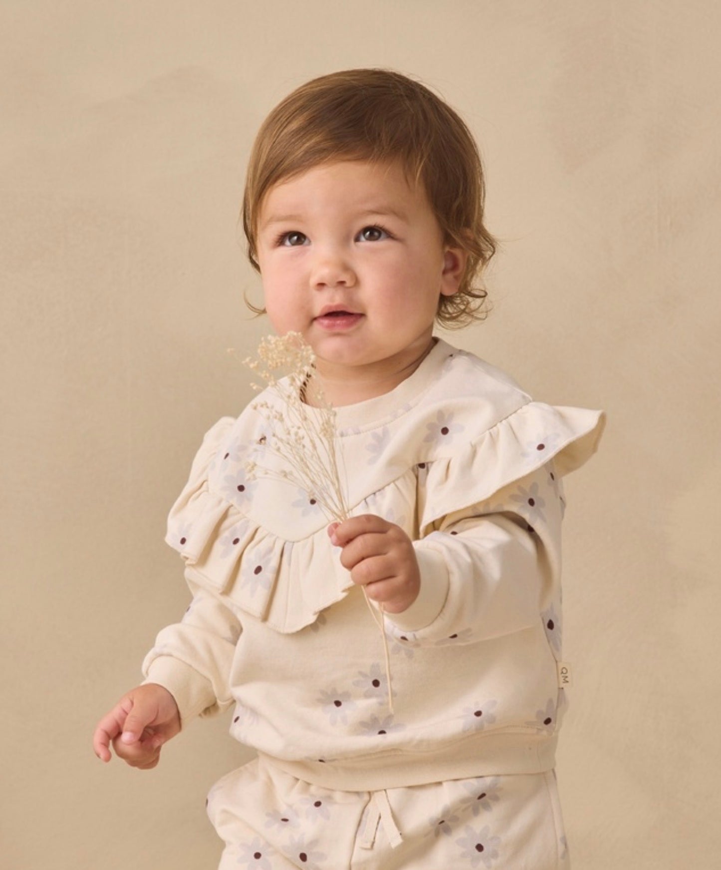 Blue Daisy Relaxed Fleece Sweatpants