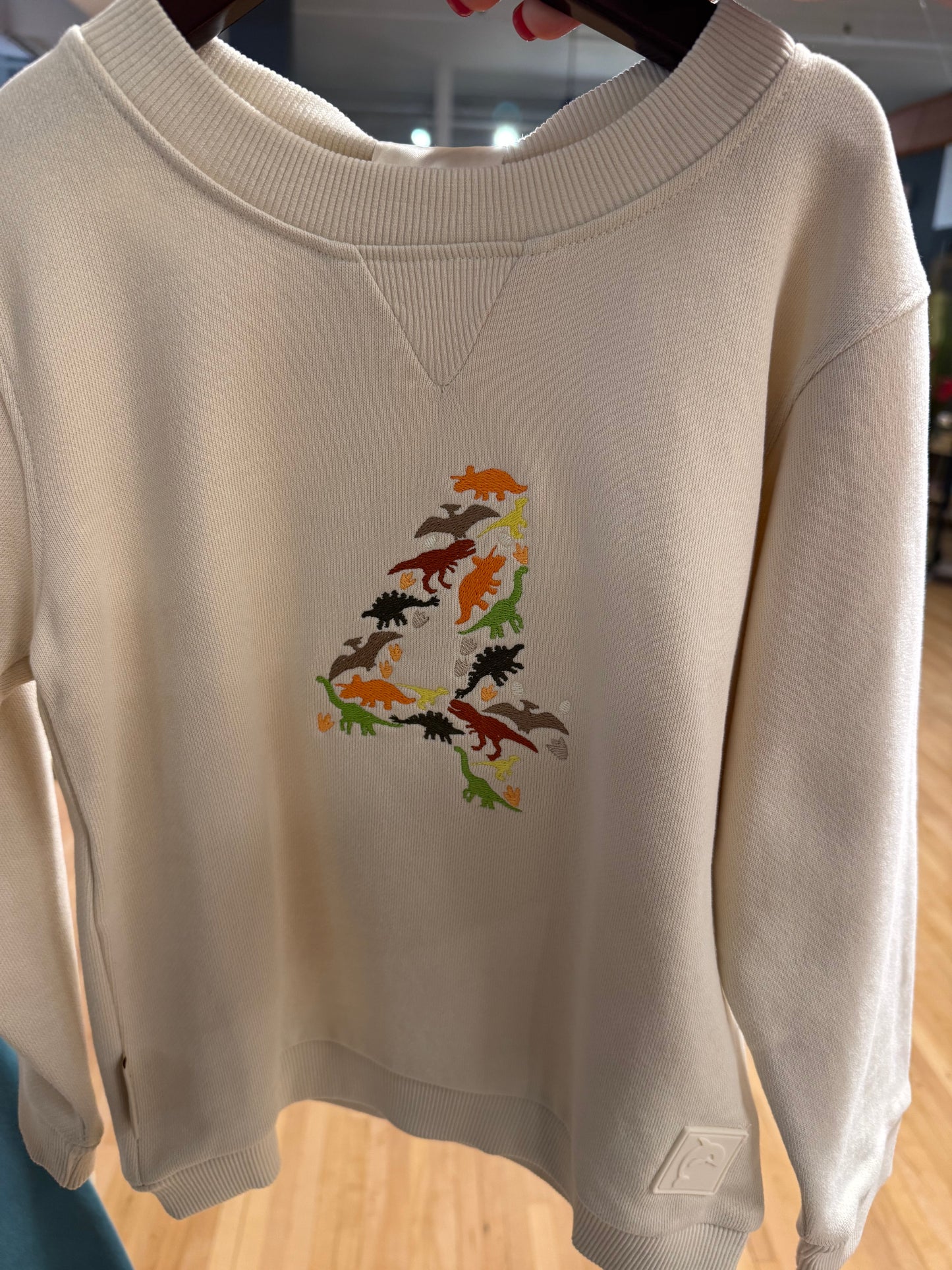 Dino Themed "4" Sweatshirt