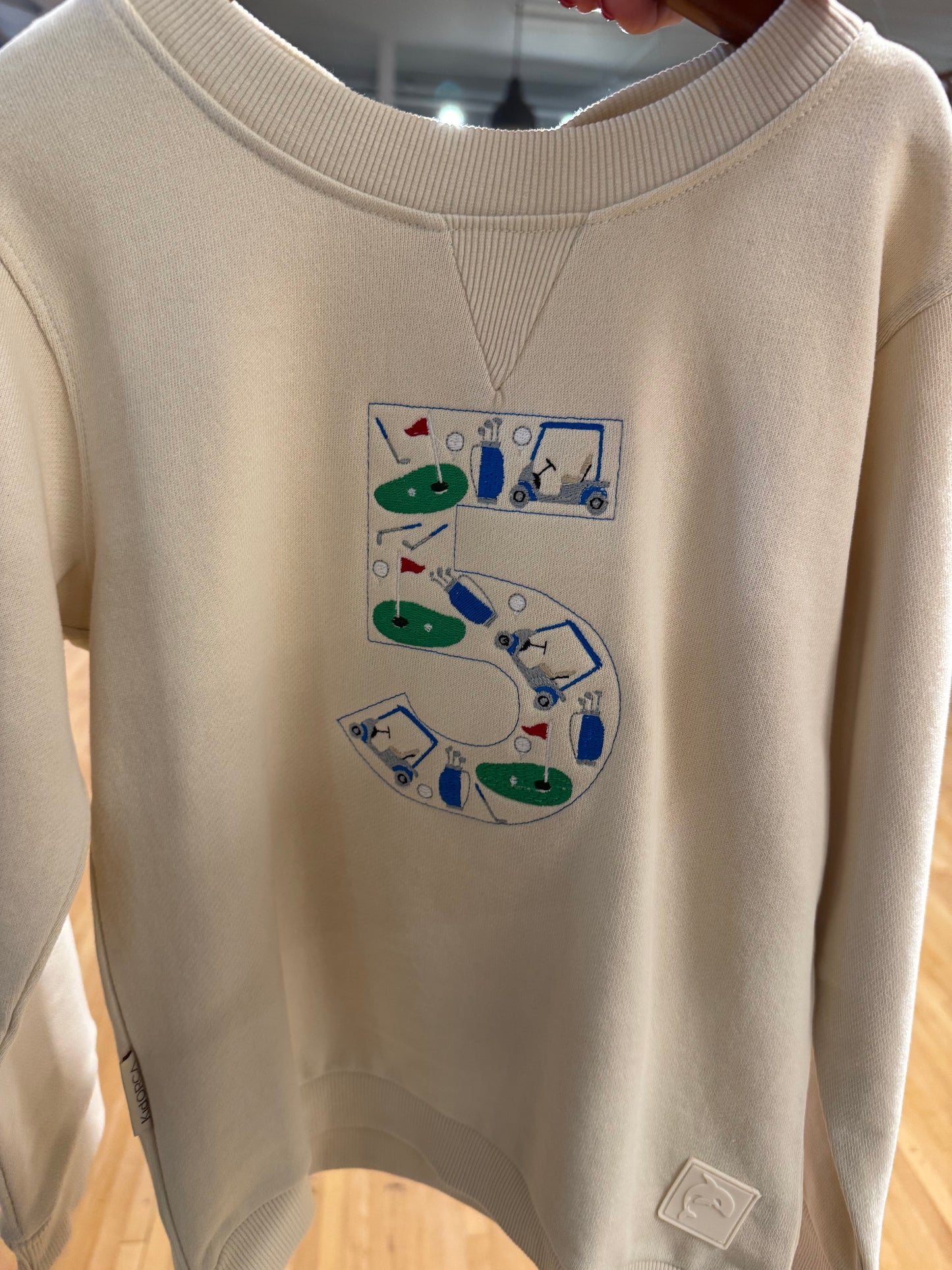Golf Themed "5" Sweatshirt