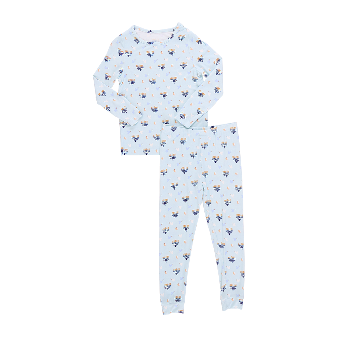 Peaceful Hannukah Bamboo PJ Set
