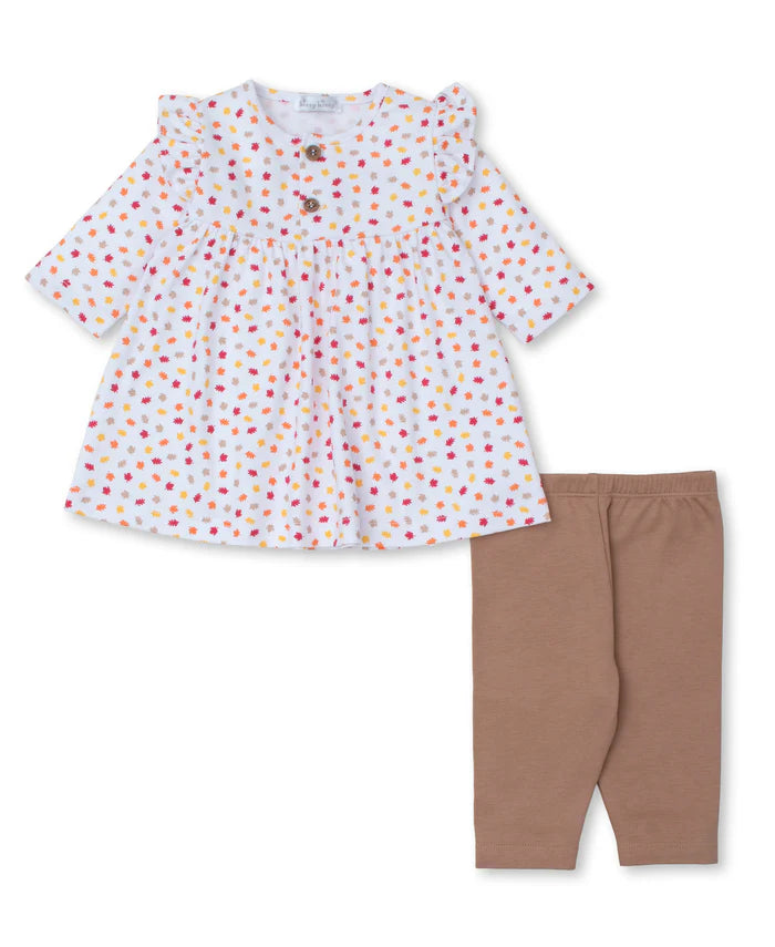 Turkey Time Leaves Dress Set