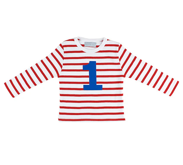 Red & White (Blue) Shirt