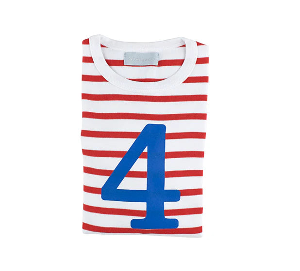 Red & White (Blue) Shirt