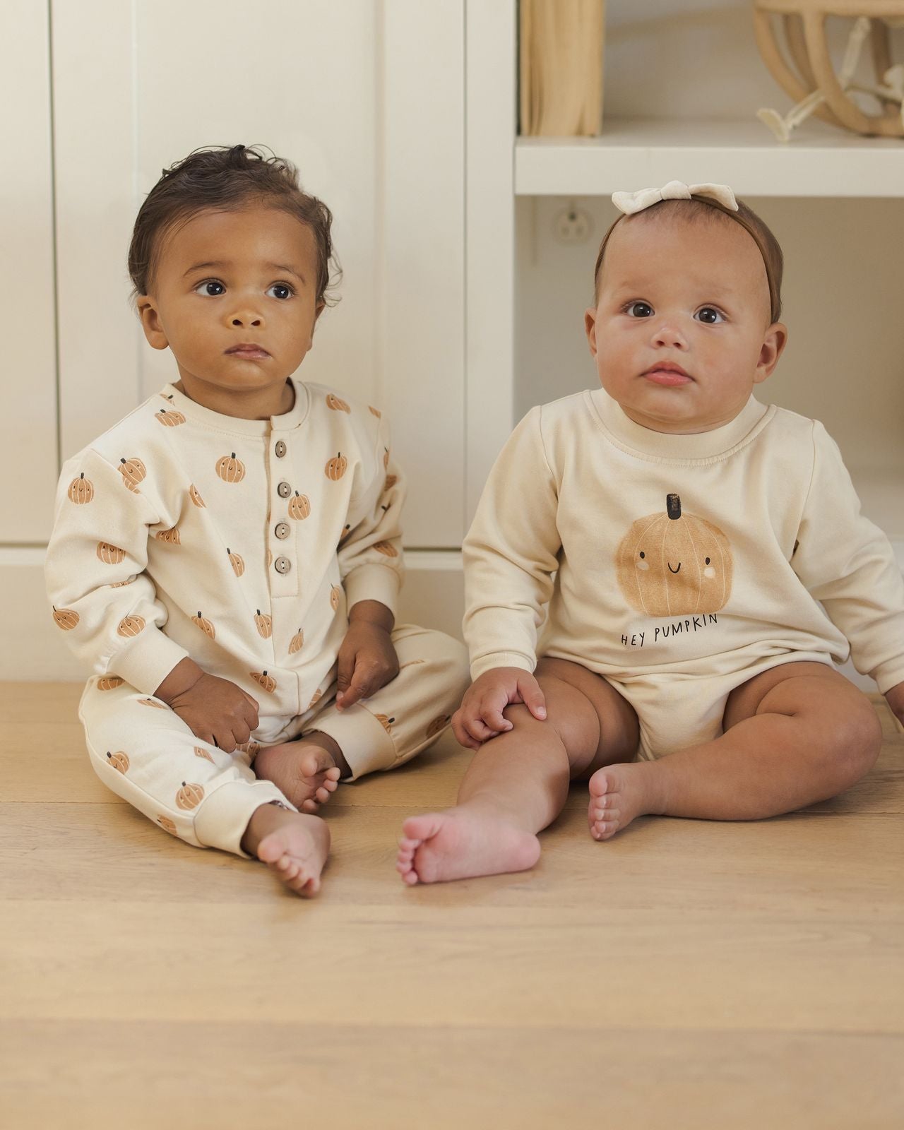 Smiley Pumpkins Relaxed Fleece Jumpsuit