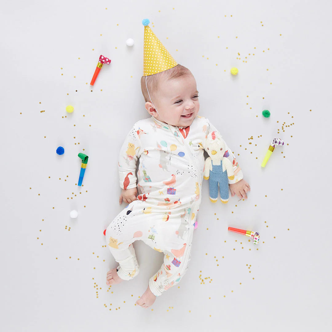 Bamboo Romper-Birthday Buddies