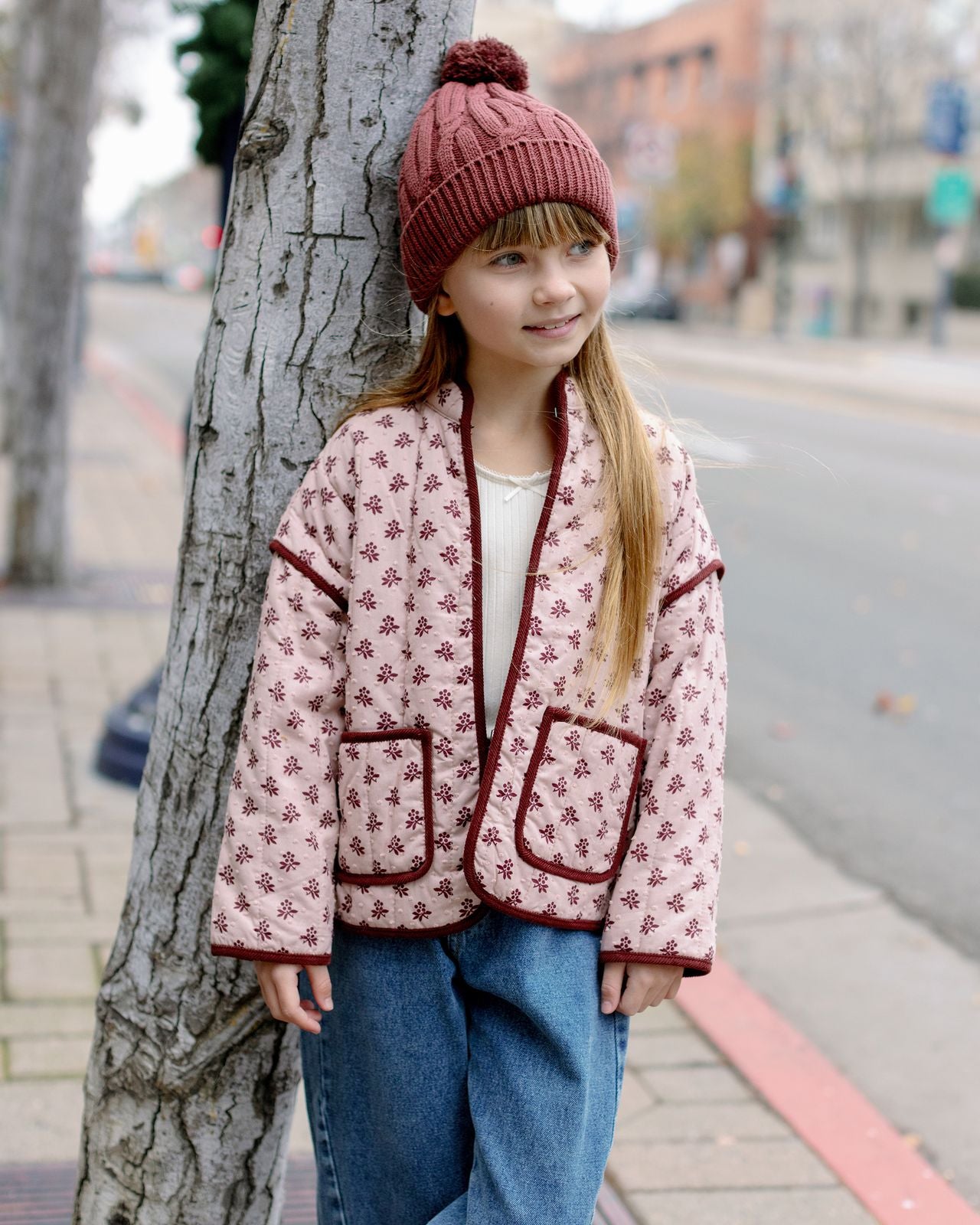 Blush Fleur Quilted Jacket