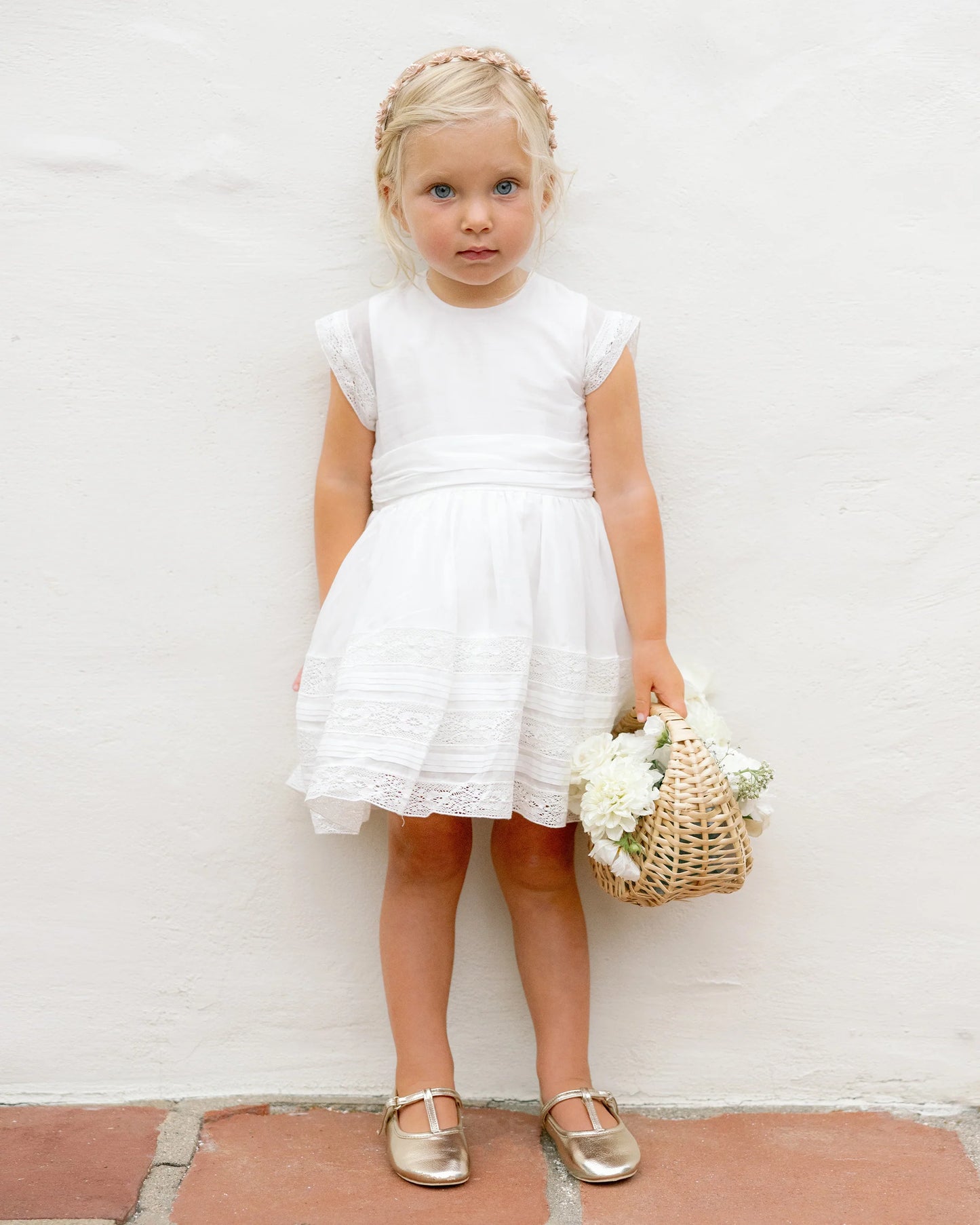 Dahlia Dress in White