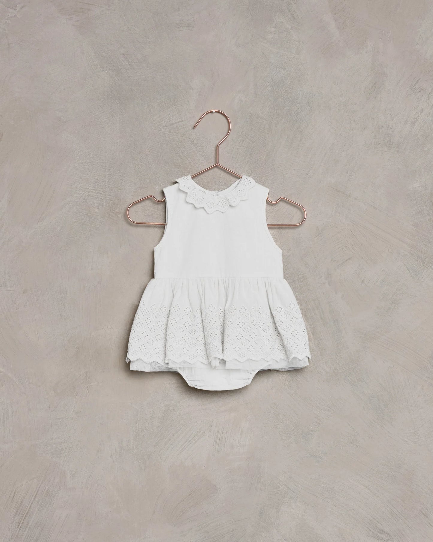 Georgia Romper in White