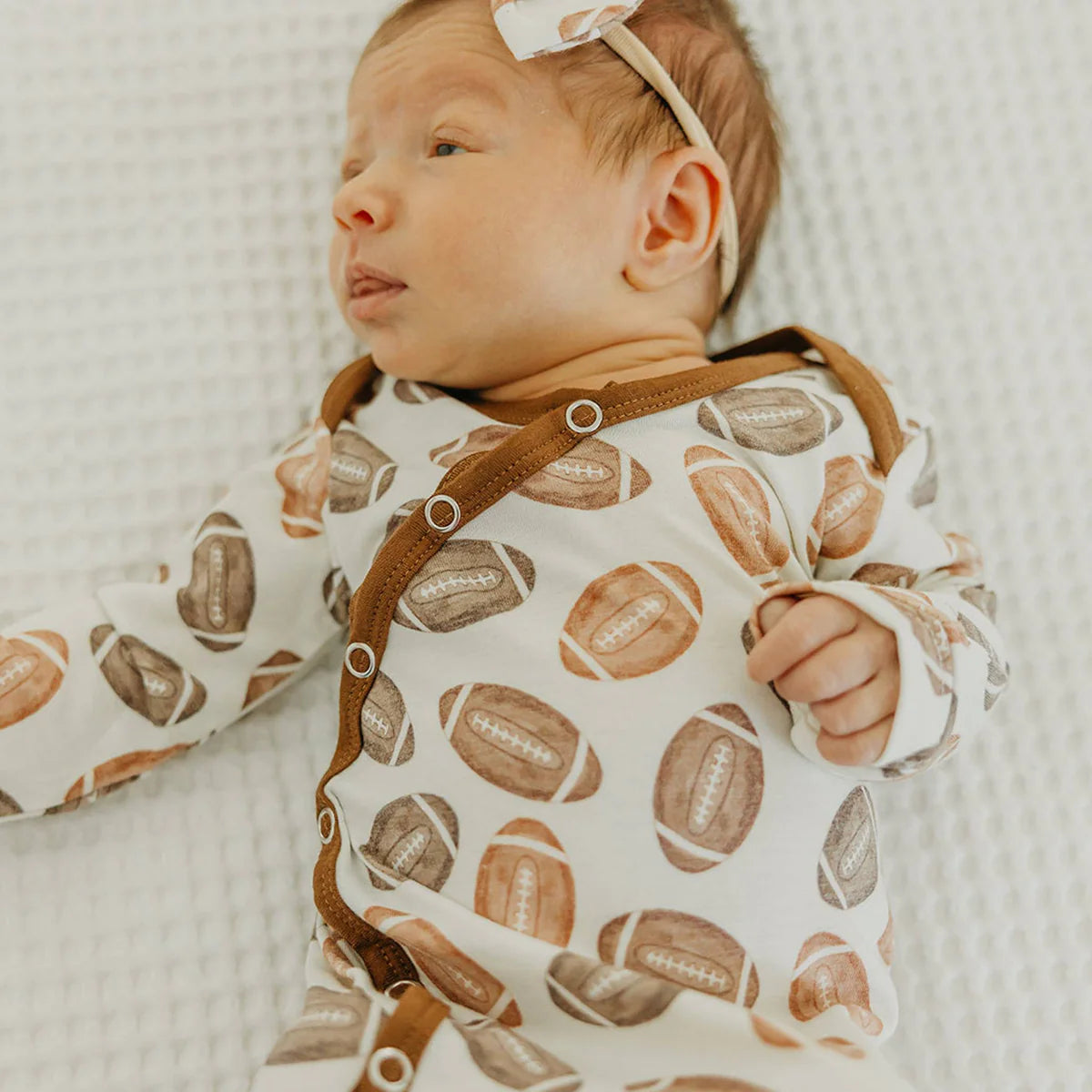 Blitz Newborn Knotted Gown