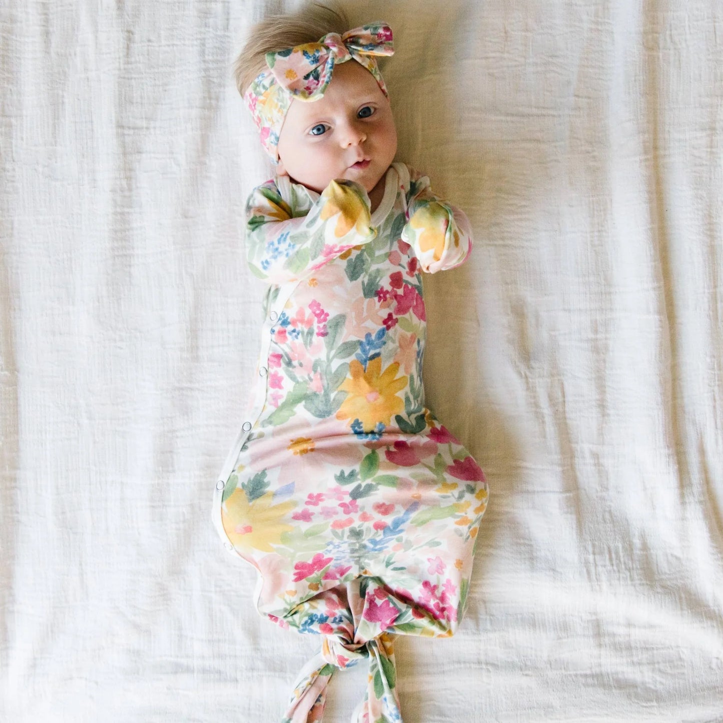 Lark NB Knotted Gown