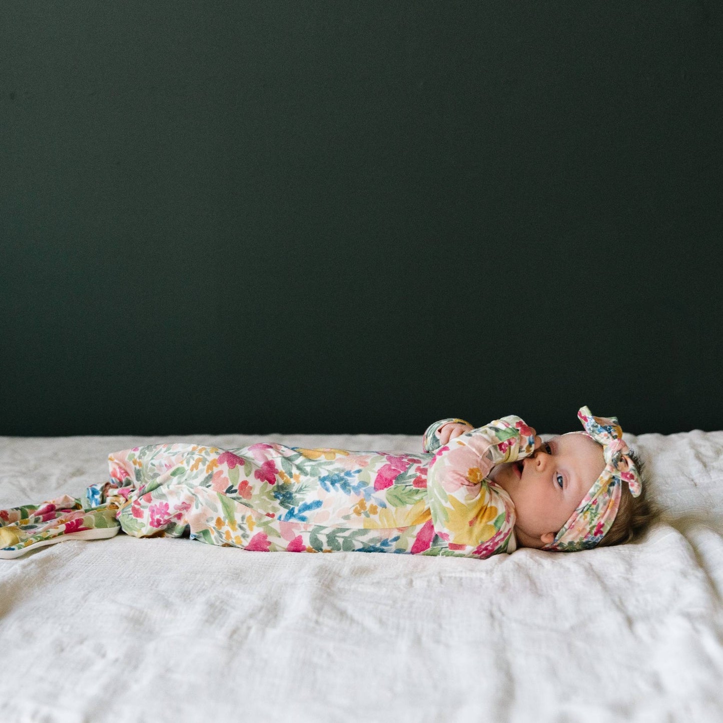 Lark NB Knotted Gown